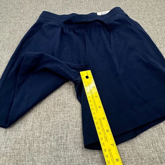 NEW! Karen Scott Sport Shorts‎ PP Intrepid Blue Drawstring Pockets - Picture 5 of 9